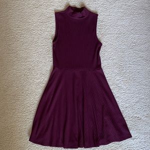 Burgundy dress